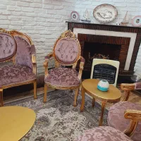 مبلمان استیل نه نفره|مبلمان خانگی و میز عسلی|کرج, شهرک آسمان|دیوار