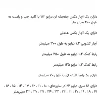 جعبه بکس ۲۴ پارچه حرفه ایVBWمدل585DE کمپانی آلمان|ابزارآلات|شیراز, چوگیاه|دیوار