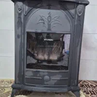 بخاری طرح شومینه هیوندا|بخاری، هیتر، شومینه|ری, علایین|دیوار