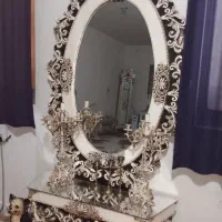 ست آینه وشمعدان درحدنو