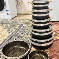 سرویس قابلمه تفلون۱۴پارچه