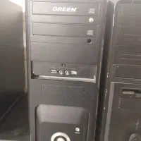 کامپیوتر کامل با کیس و مانیتور و موس و کیبرد