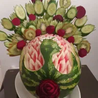 سفره یلداشب چله هدیه حکاکی کدو هندوانه میوه ارایی|خدمات پذیرایی، مراسم|مشهد, شهرک لشکر (شهرک غرب)|دیوار