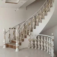 طراحی اجرا انواع پله گرد فلزی بتنی نرده سنگ پله|خدمات پیشه و مهارت|کرمان, |دیوار