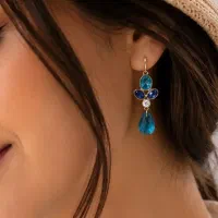 گوشواره آبی