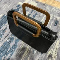 کیف زنانه دسته چوبی|کیف، کفش، کمربند|ساری, |دیوار