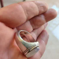 انگشتر نقرە کار شیخی اردبیلی