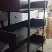 قفسه کتابخانه چهار چوب فلزی|کتابخانه، شلف، قفسه‌های دیواری|قزوین, |دیوار