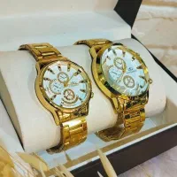 ست ساعت مچی استیل.ساعت زنانه ومردانه.الگانس