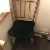 دو عدد صندلی تک فلزی