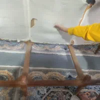 مبل عتیقه قدیمی خالص چوب