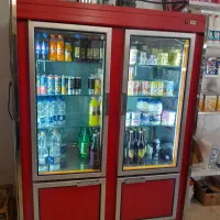 یخچال ۴ درب ویترینی خیلی سالم