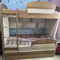 تخت دو طبقه ام دی اف در حد نو