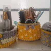 ست بافتنی جای آرایشی