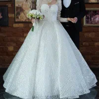 لباس عروس سایز ۳۶  ۳۸