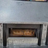 بخاری گازی طرح شومینه