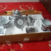 صبحانه خوری نقره کوب درحدنو کارتن دارد