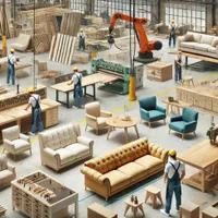 استخدام نیروی کارجهت کار در کارگاه تولیدوتعمیر مبل