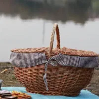 سبد پیک نیک حصیری