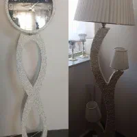 ساعت ایستاده وآباژور