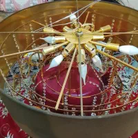 لوسترخورشیدی|لوستر و چراغ آویز|اهواز, زندوکیلی|دیوار