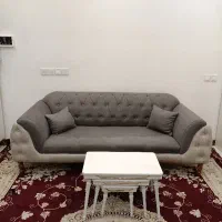 نیم ست مبل نو ب همراه سه عدد عسلی نو