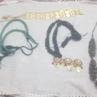 کمربند لباس کوردی وگردنبند میخک