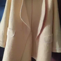 پالتو پشمی خوش رنگ نورنگخوشرنگ لیمویی|لباس|رامسر, |دیوار