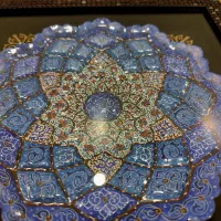 تابلو دکوراتیو بشقاب میناکاری دیوارکوب|تابلو، نقاشی، عکس|تهران, یوسف‌آباد|دیوار