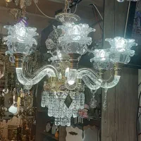 لوستر بلوری خارجی با نصب رایگان و اقساط ۶ ماهه|لوستر و چراغ آویز|اراک, |دیوار