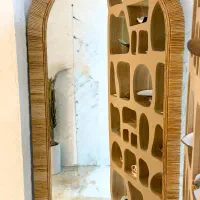 آیینه قدی بامبو