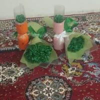 دسته گل روبانی