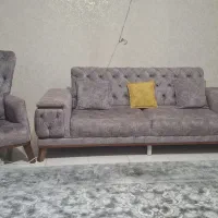 مبل و فرش در حد نو بدونه پارگی یا سوختگی|مبلمان خانگی و میز عسلی|پرند, فاز ۶|دیوار