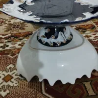 ست پذیرایی گل برجسته لاجوردی