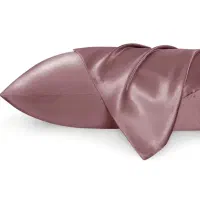 روبالشتی و کلاه خواب ساتن درجه یک