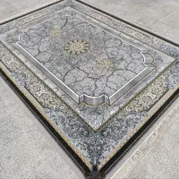 فرش بید گل کاشان