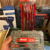 مجموعه پیچ گوشتی و بیت و بکس رونیکس