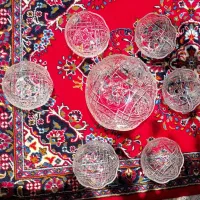 ظرف بزرگ با ۶ تا کاسه
