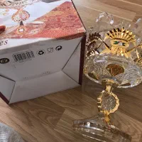 ظرف آجیل طلاکوب خارجی پایه دار|ظروف سرو و پذیرایی|تبریز, |دیوار