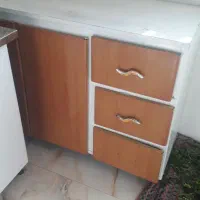 دوتا کابینت یکی آب چکان ویکی زیر سماوری|آب‌چکان و نظم‌دهنده ظروف|سرپل ذهاب, |دیوار