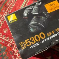 دوربین D5300 نیکون نو|دوربین عکاسی و فیلم‌برداری|شیراز, معالی‌آباد|دیوار
