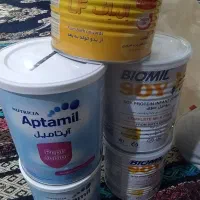 قوطی خالی شیرخشک|ظروف نگهدارنده، پلاستیکی، یک‌بارمصرف|الشتر, |دیوار