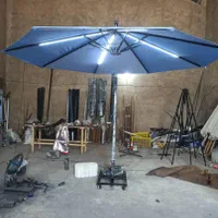 چتر سایبان پایه بغل اروپایی برزنت/نانو/