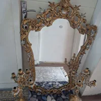 آینه شمعدان طرح برنز