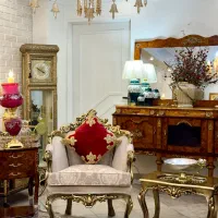 مبلمان استیل کلاسیک مبل سلطنتی نو