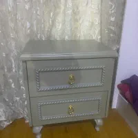 سرویس خواب دو نفر پاتختی درواور و آینه کامل در حد|تخت و سرویس خواب|تهران, شهرآرا|دیوار