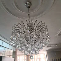 لوستر کریستالی ۸ و ۶ شاخه|لوستر و چراغ آویز|تهران, دردشت|دیوار