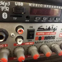 میکسر بهمراه میکروفون وپایه میکروفون