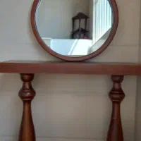آینه و کنسول چوبی