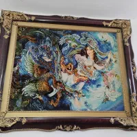 یک تایلو فرش کدبافی به فروش میرسد